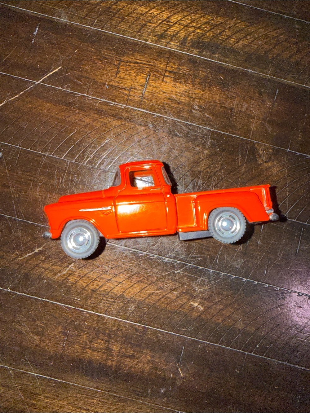 Classic 1955 Chevy sidestep Toy Pickup Truck - Red Durable Play Vehicle